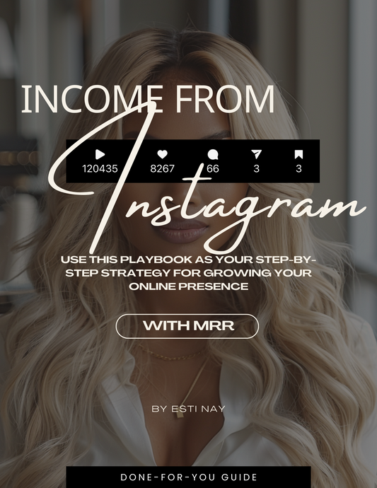 Income From Instagram[w/ Master Resell Rights]